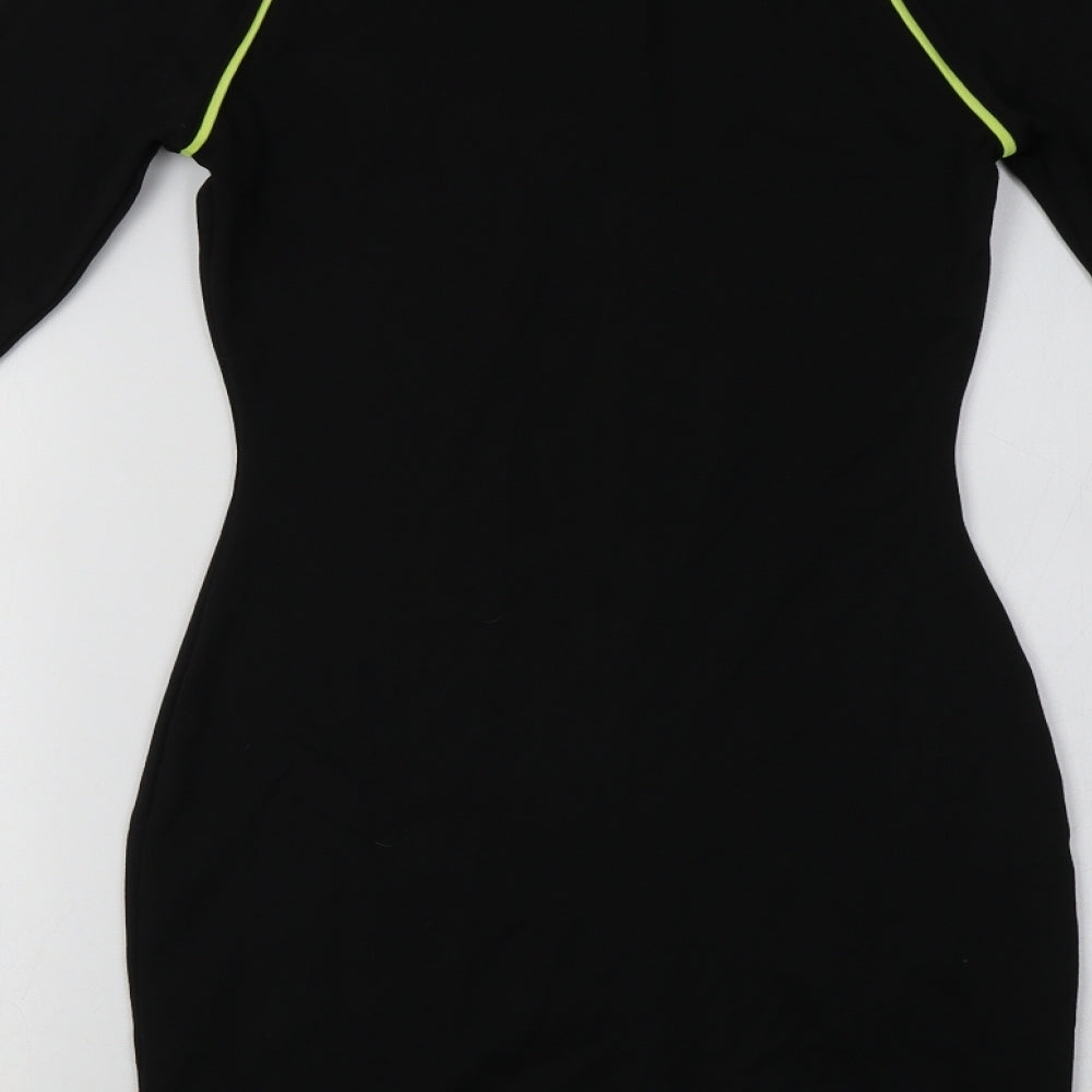 H&M Womens Black   Bodycon  Size 6