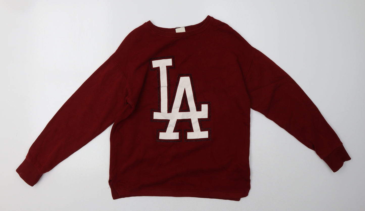 Zara Boys Red   Pullover Sweatshirt Size 13-14 Years