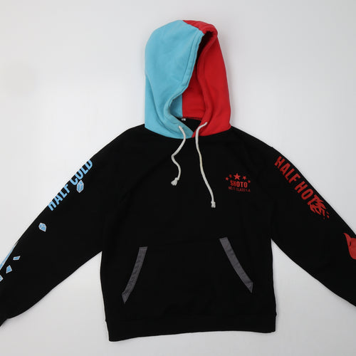 SHOTO Womens Black   Pullover Hoodie Size S