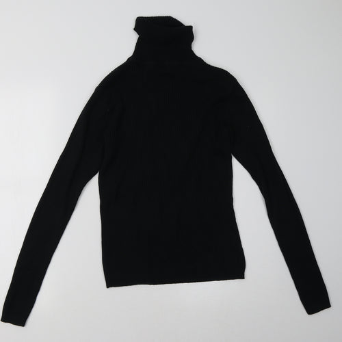 Select Womens Black   Pullover Sweatshirt Size 12