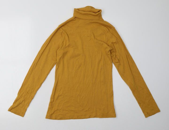 Peacocks Womens Yellow   Pullover Sweatshirt Size 12