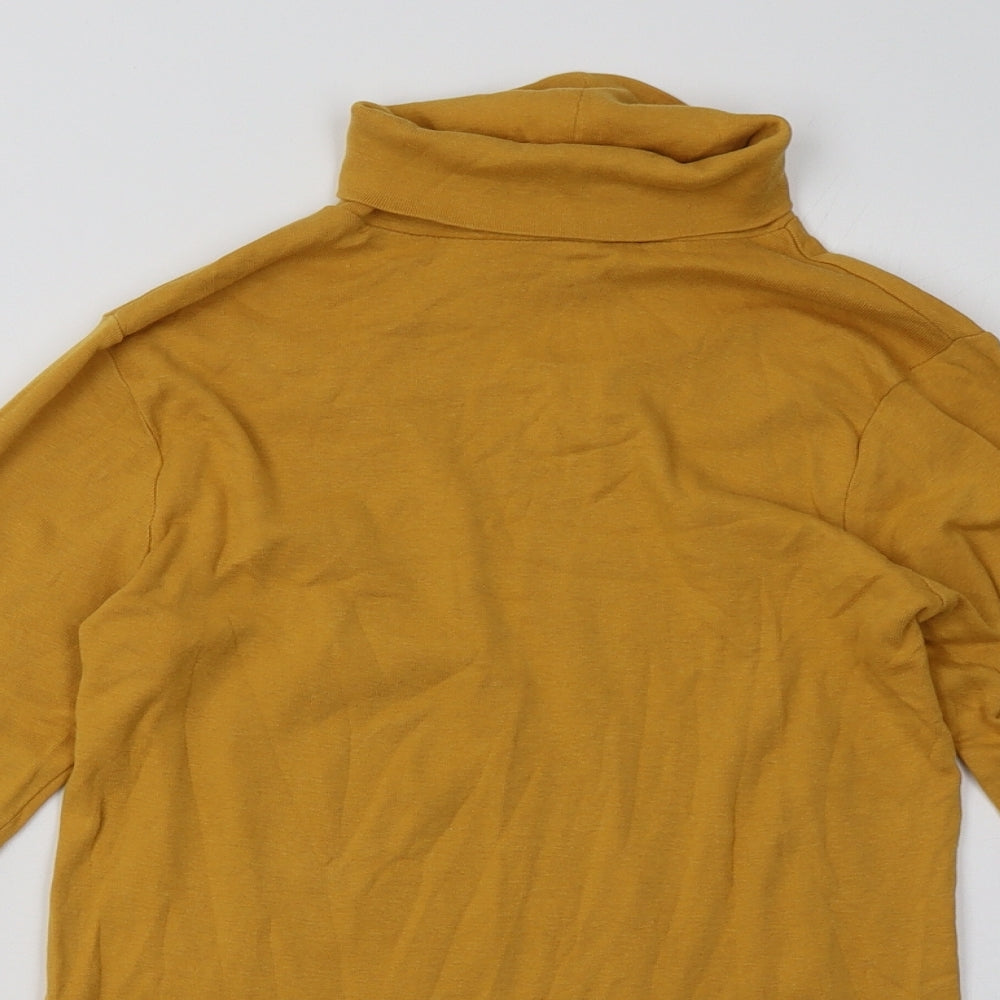Peacocks Womens Yellow   Pullover Sweatshirt Size 12