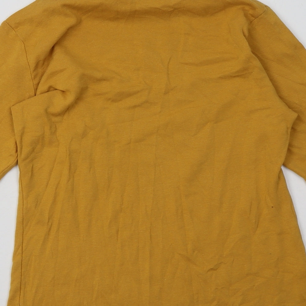 Peacocks Womens Yellow   Pullover Sweatshirt Size 12