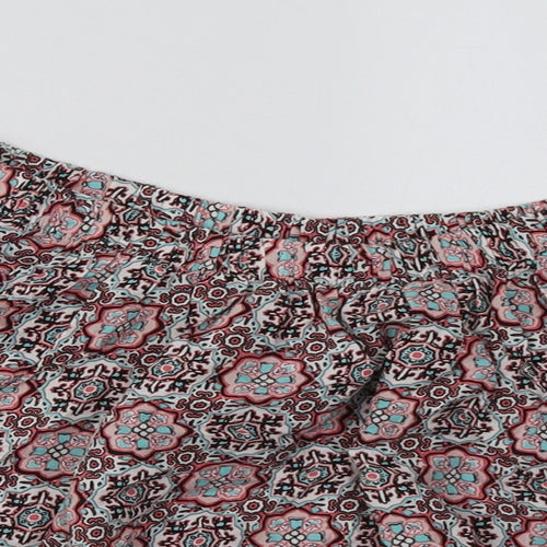 Select Womens Pink Geometric  Basic Blouse Size 6