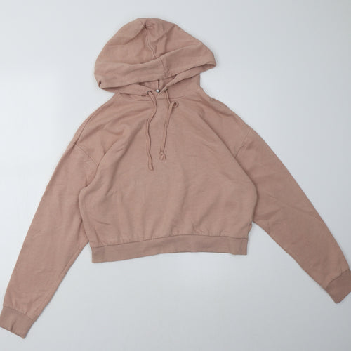H&M Womens Pink   Pullover Hoodie Size S