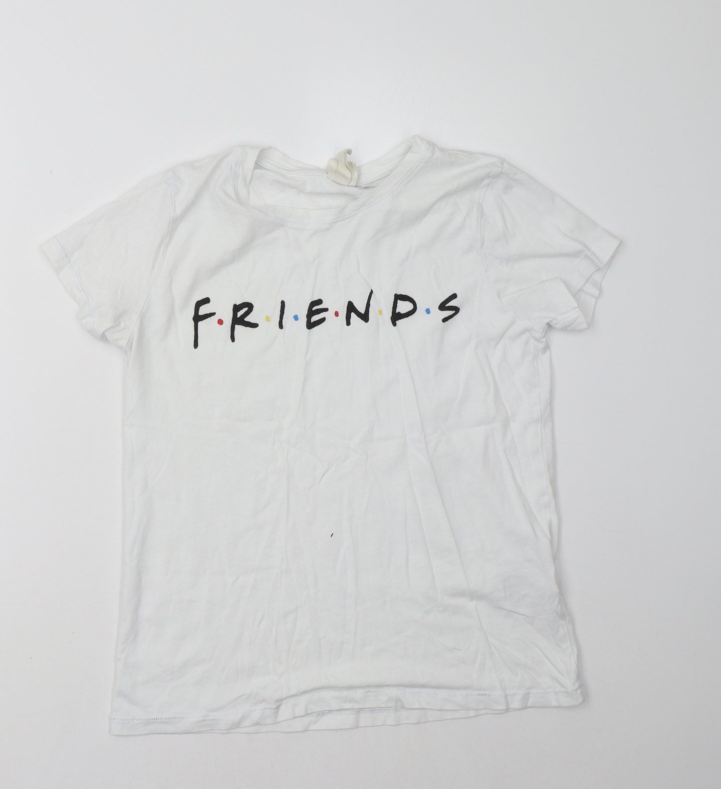 H&M Womens White   Basic T-Shirt Size S  - Friends