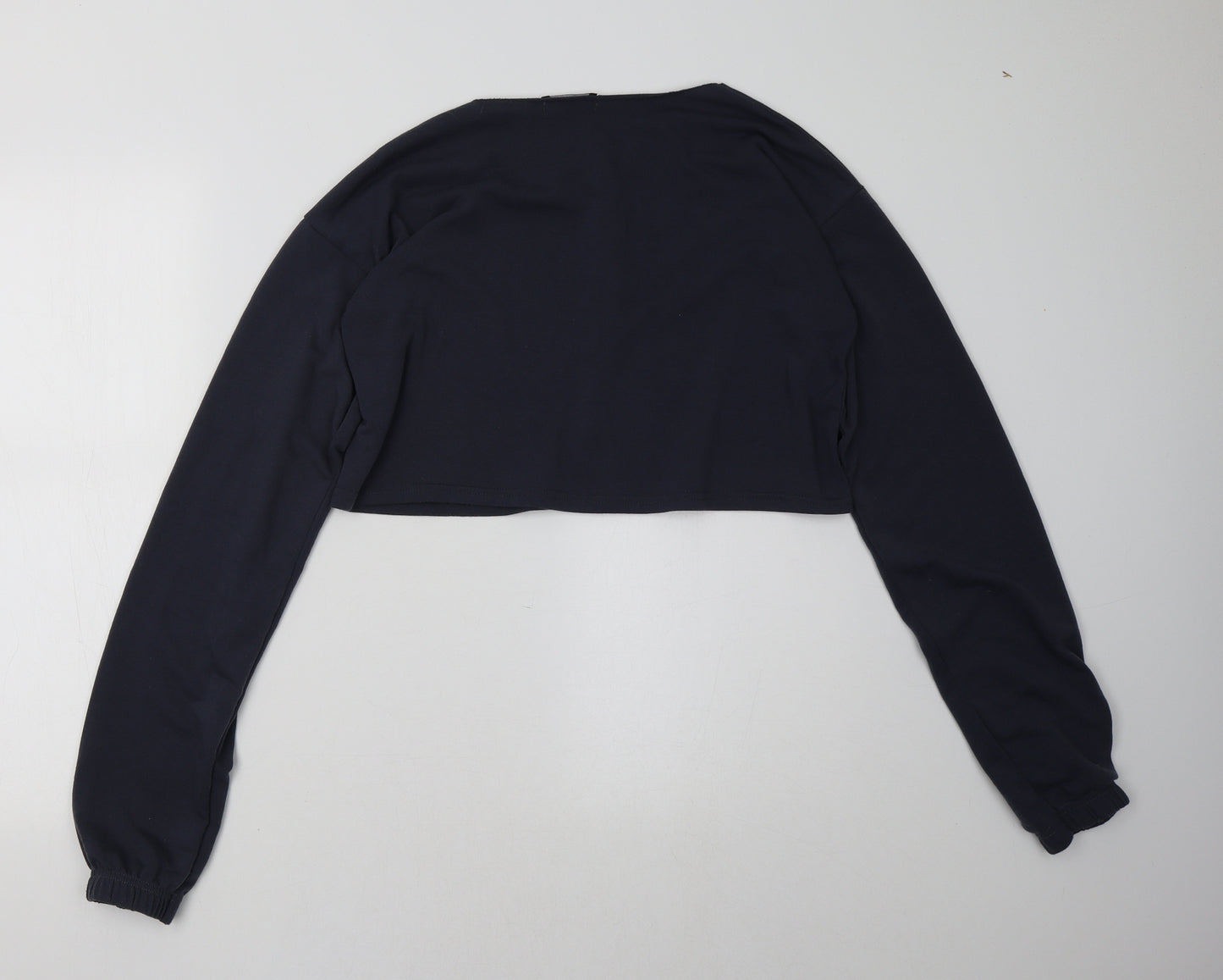 PRETTYLITTLETHING Womens Blue   Pullover Sweatshirt Size 8