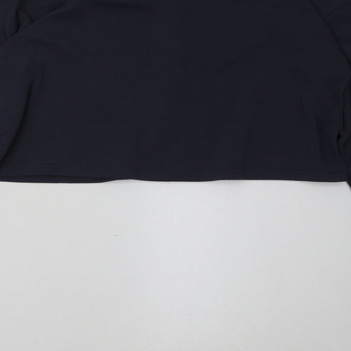 PRETTYLITTLETHING Womens Blue   Pullover Sweatshirt Size 8