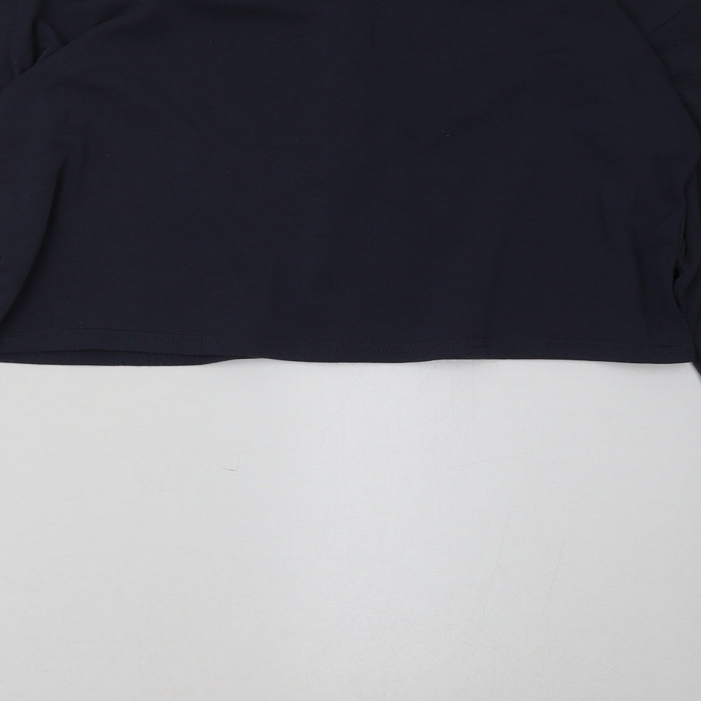 PRETTYLITTLETHING Womens Blue   Pullover Sweatshirt Size 8