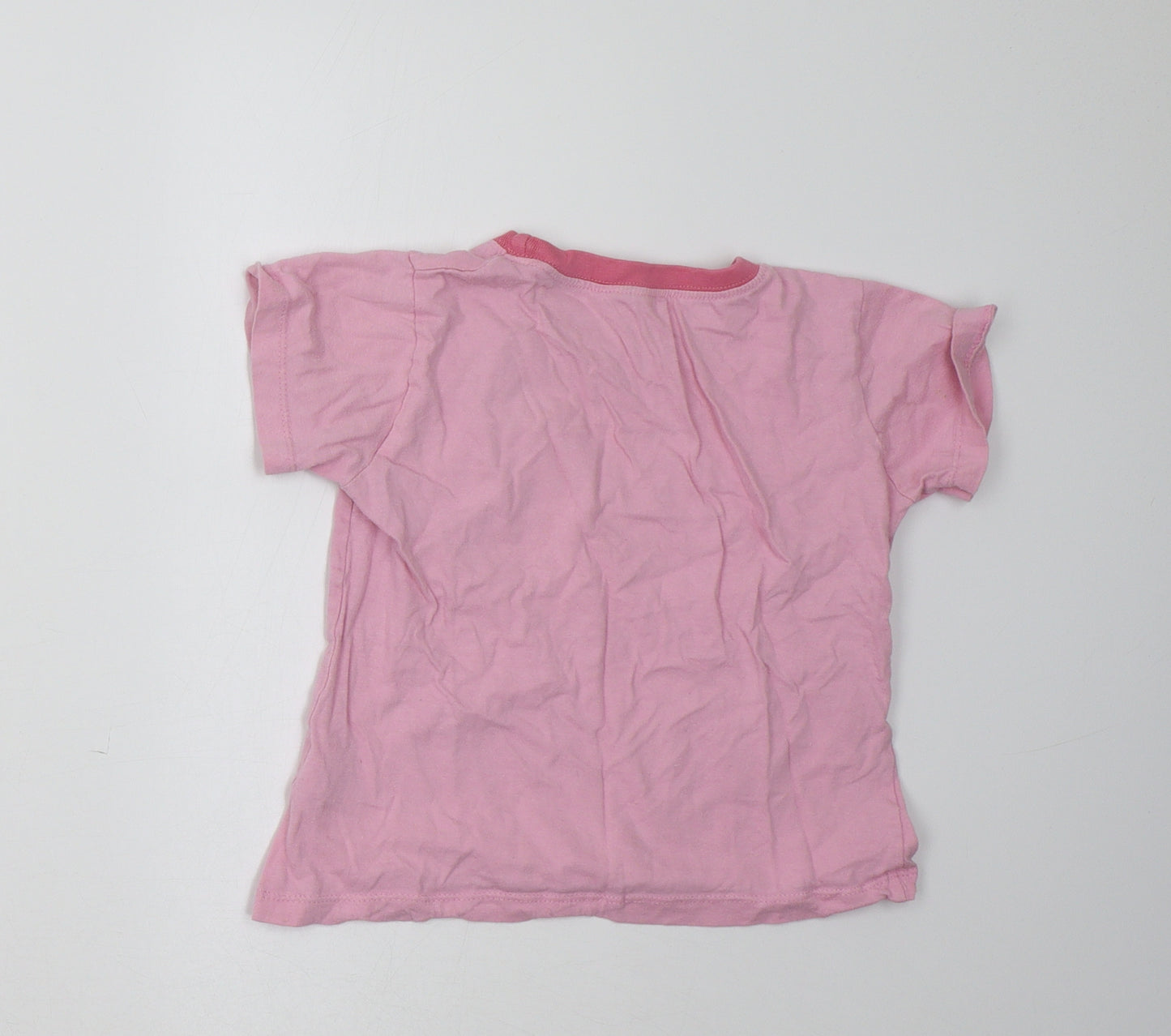 b&m Girls Pink   Basic T-Shirt Size 8-9 Years