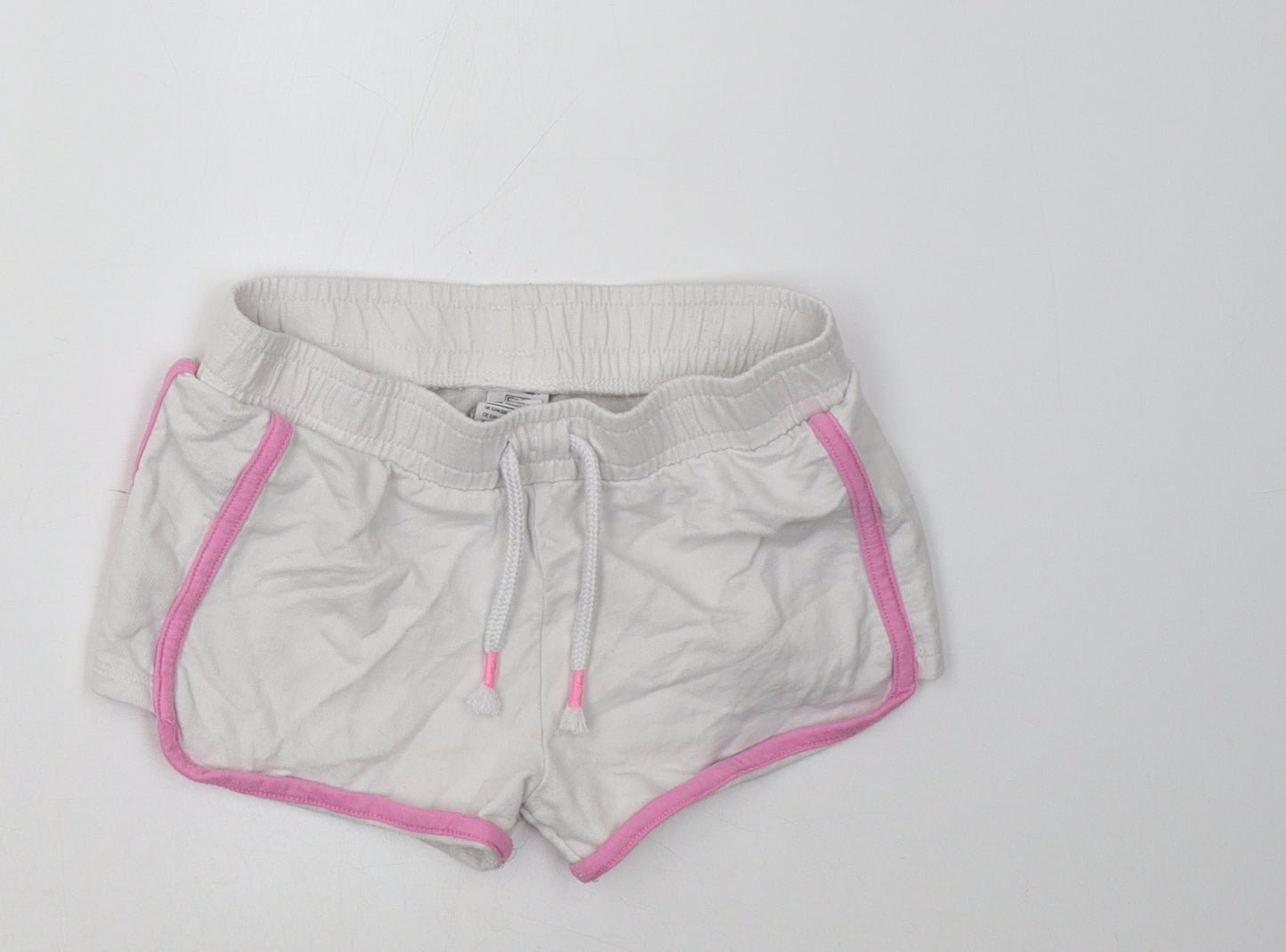 F&F Girls White   Sweat Shorts Size 8-9 Years