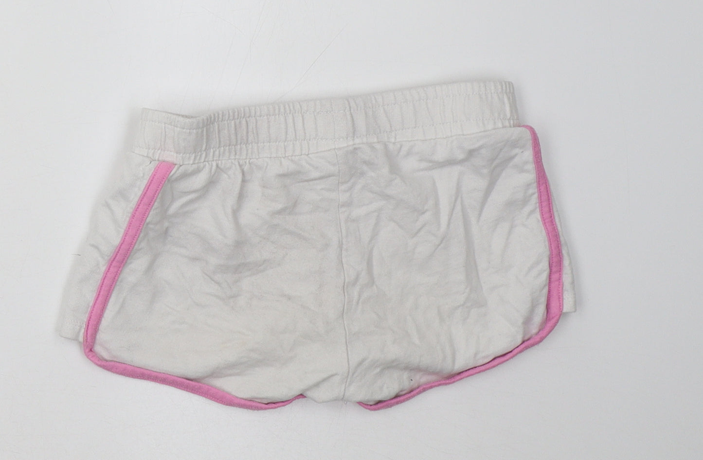 F&F Girls White   Sweat Shorts Size 8-9 Years