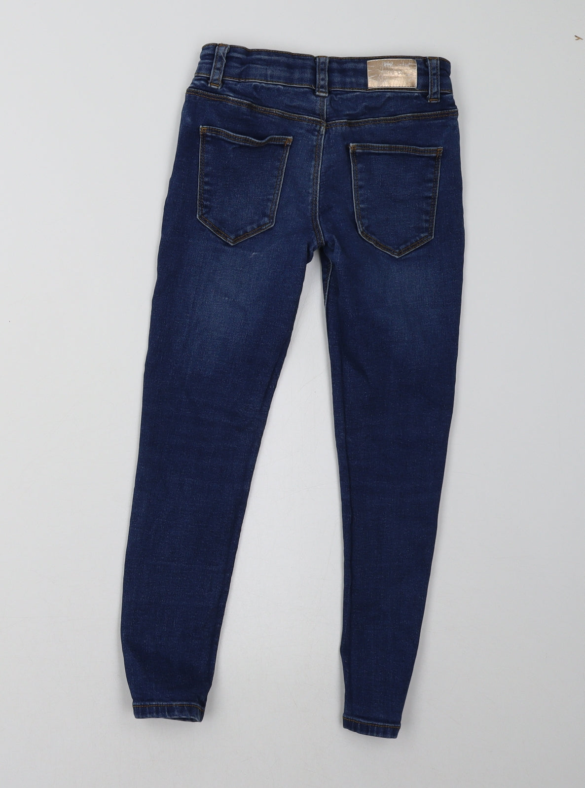 Primark Girls Blue  Denim Skinny Jeans Size 7-8 Years
