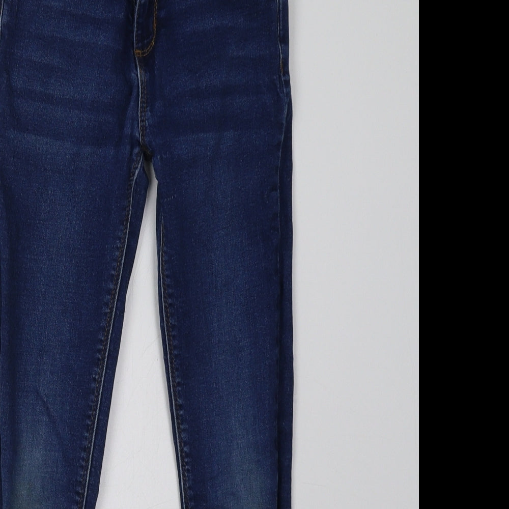Primark Girls Blue  Denim Skinny Jeans Size 7-8 Years
