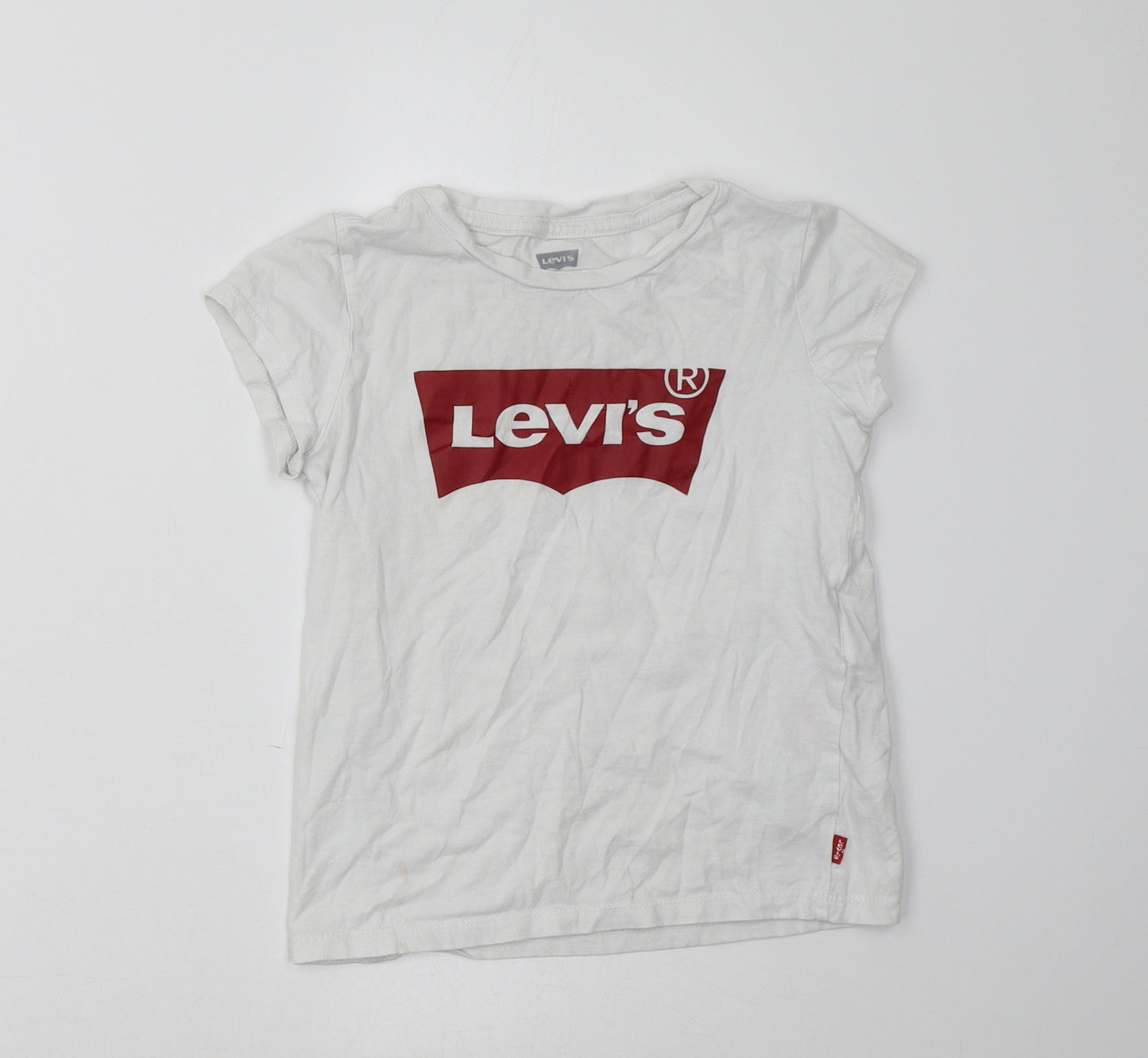 levis Boys White   Basic T-Shirt Size 8 Years