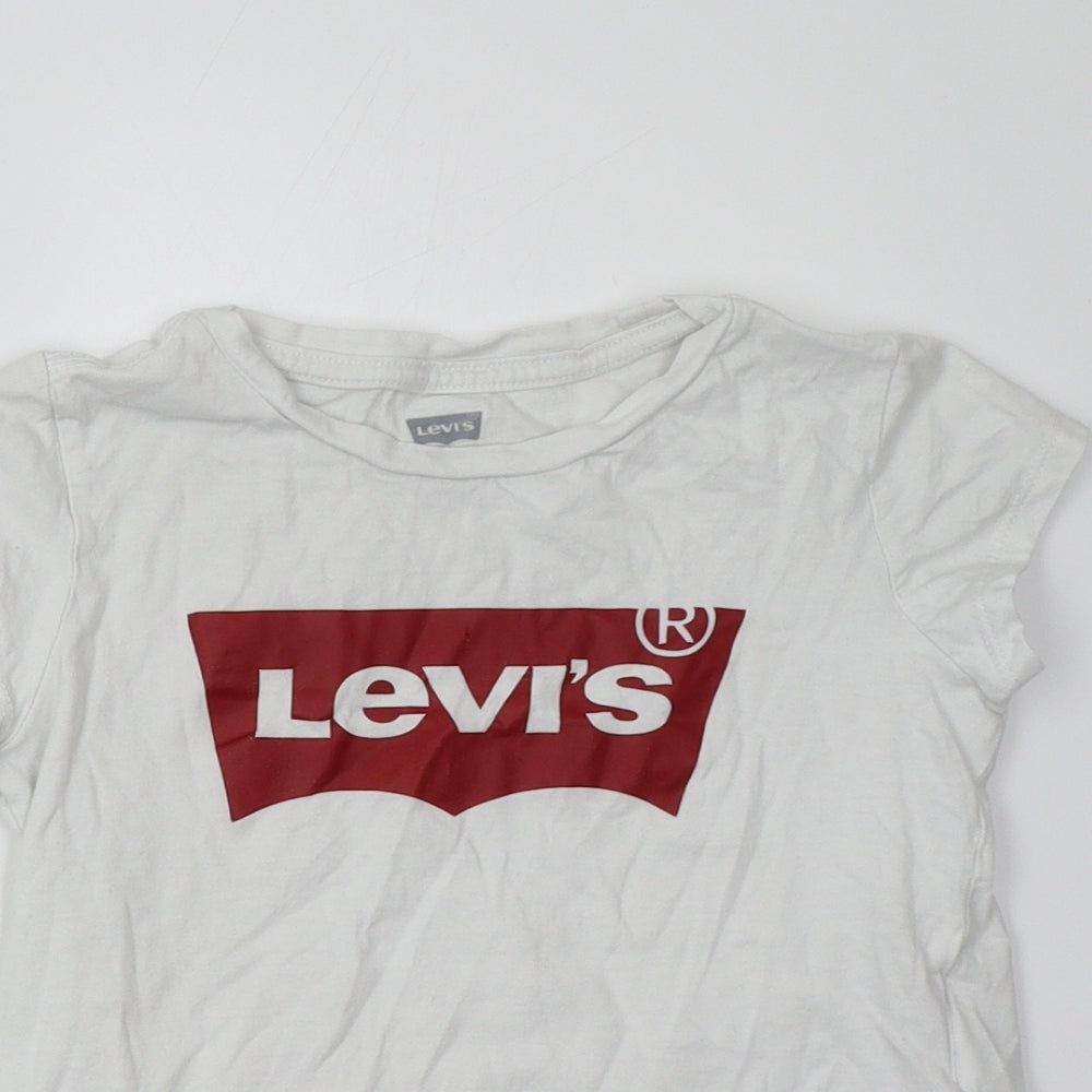 levis Boys White   Basic T-Shirt Size 8 Years