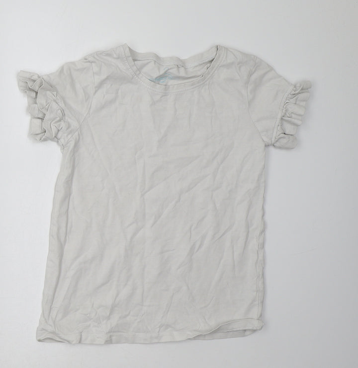 NEXT Girls White   Basic T-Shirt Size 9 Years