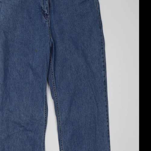 George Womens Blue  Denim Straight Jeans Size 14 L34 in
