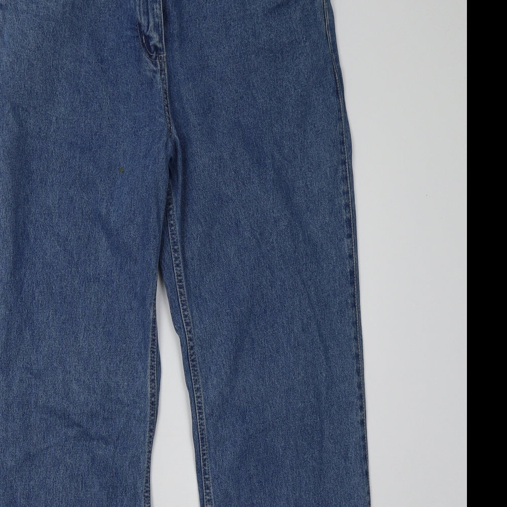George Womens Blue  Denim Straight Jeans Size 14 L34 in