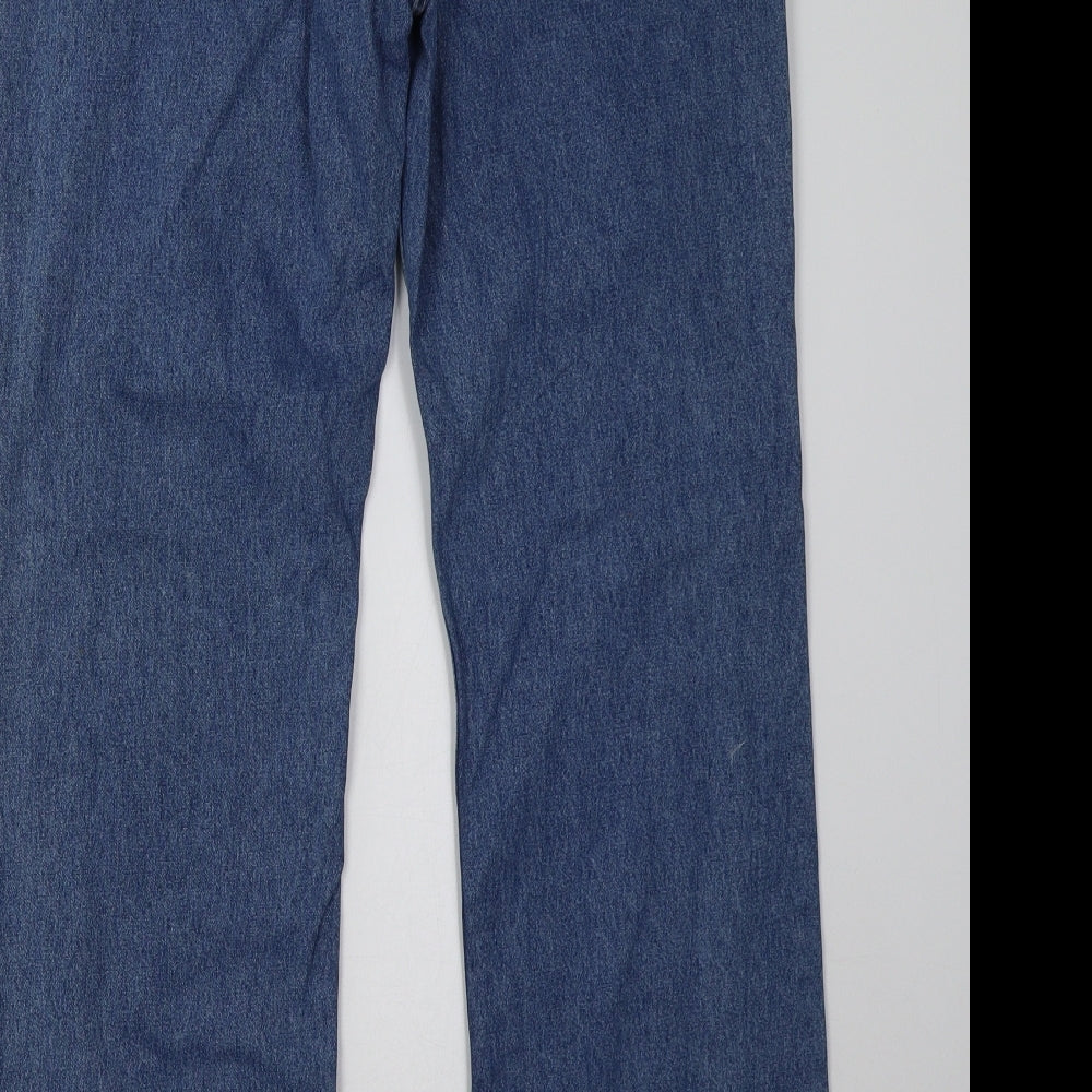 George Womens Blue  Denim Straight Jeans Size 14 L34 in