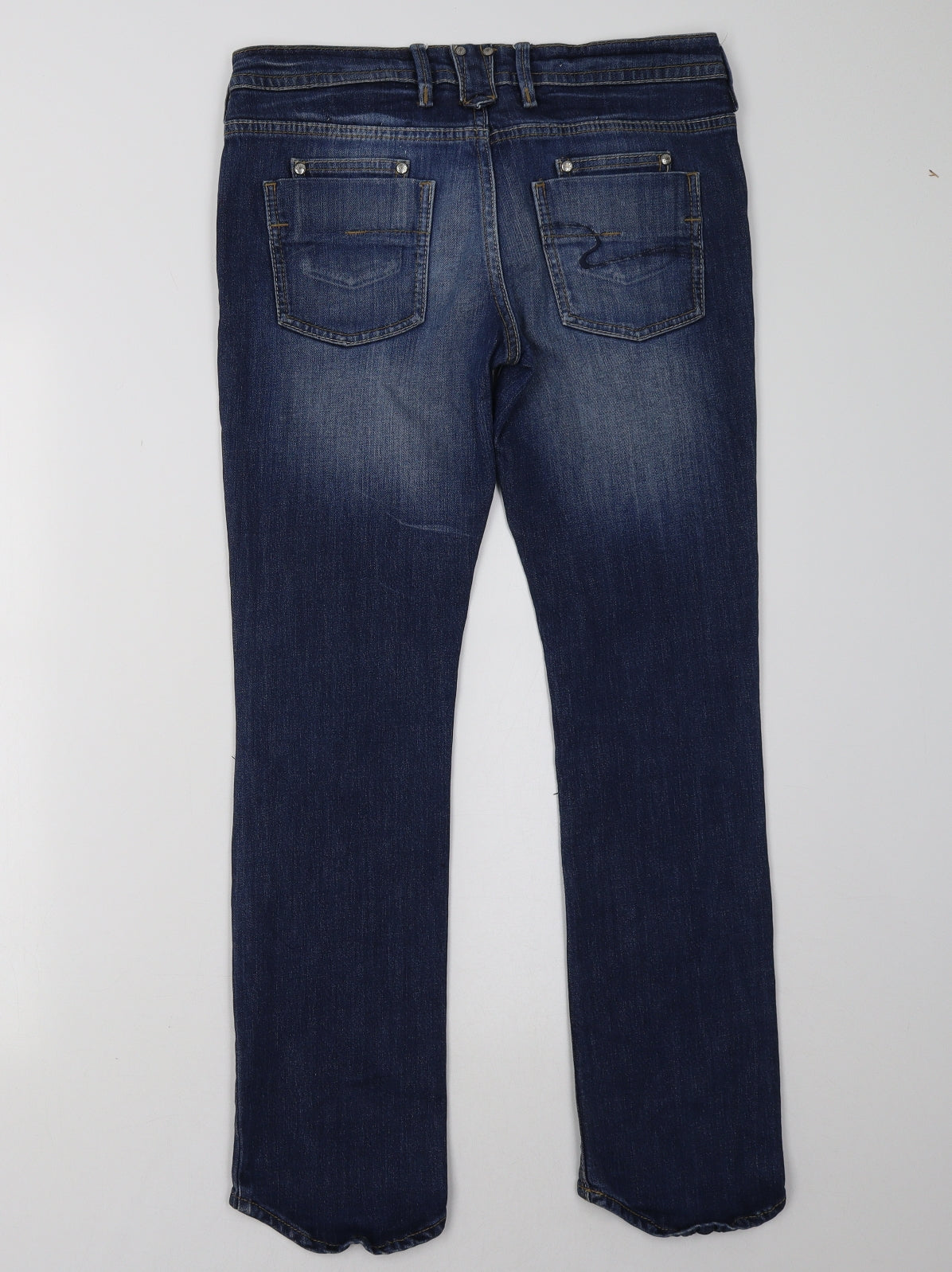 NEXT Womens Blue  Denim Straight Jeans Size 10 L29 in