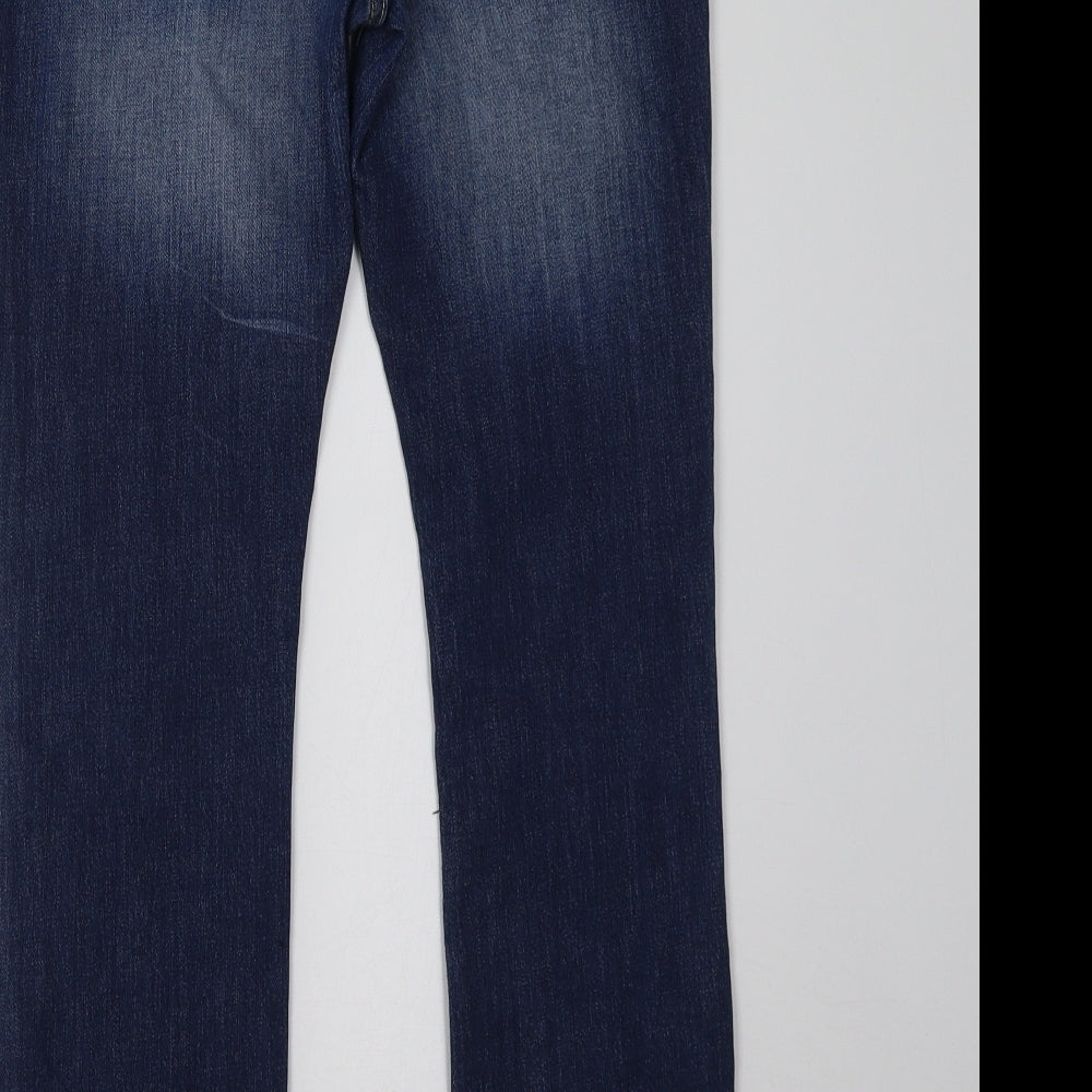NEXT Womens Blue  Denim Straight Jeans Size 10 L29 in