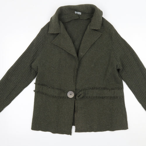 Marks and Spencer Womens Green   Cardigan Jumper Size 18