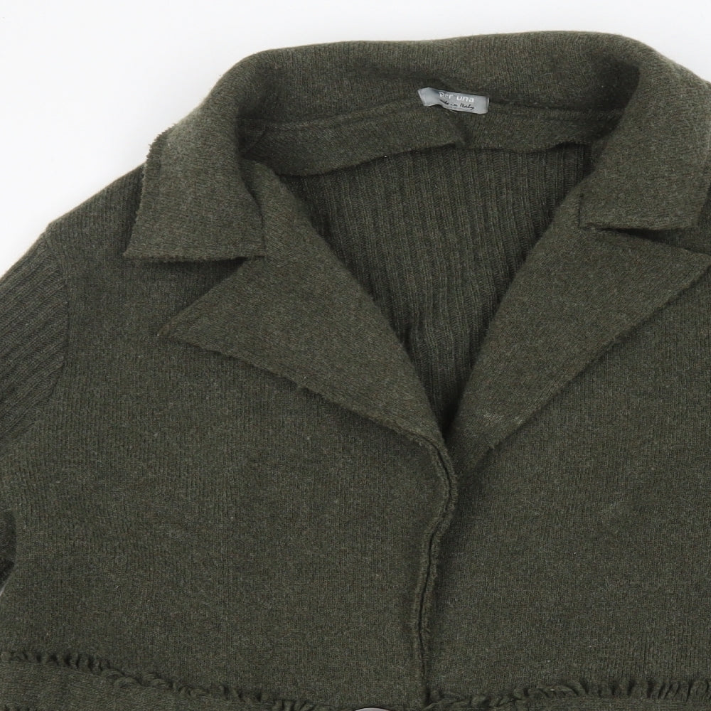 Marks and Spencer Womens Green   Cardigan Jumper Size 18