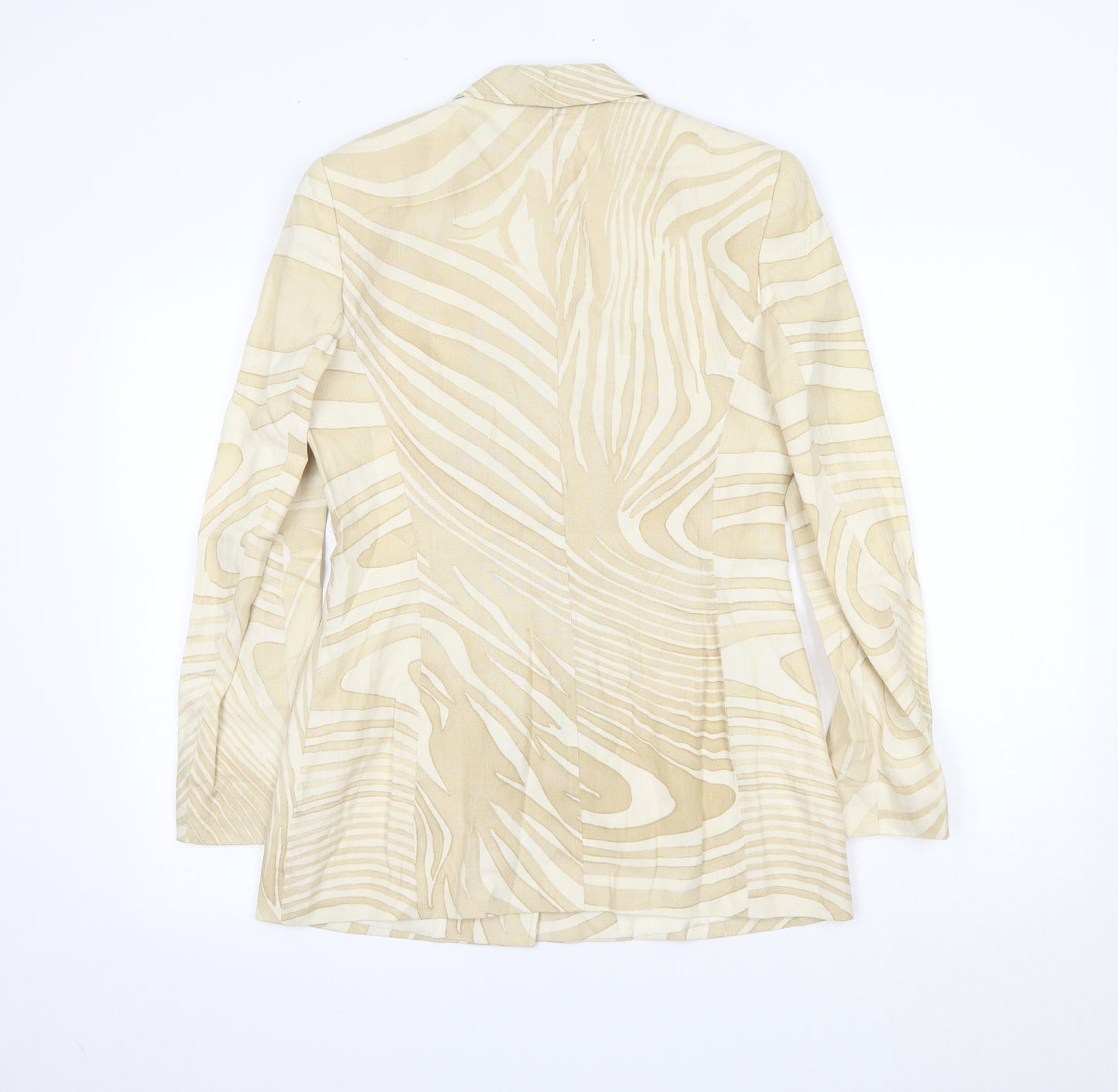 Laurel Womens Beige   Jacket Blazer Size 8