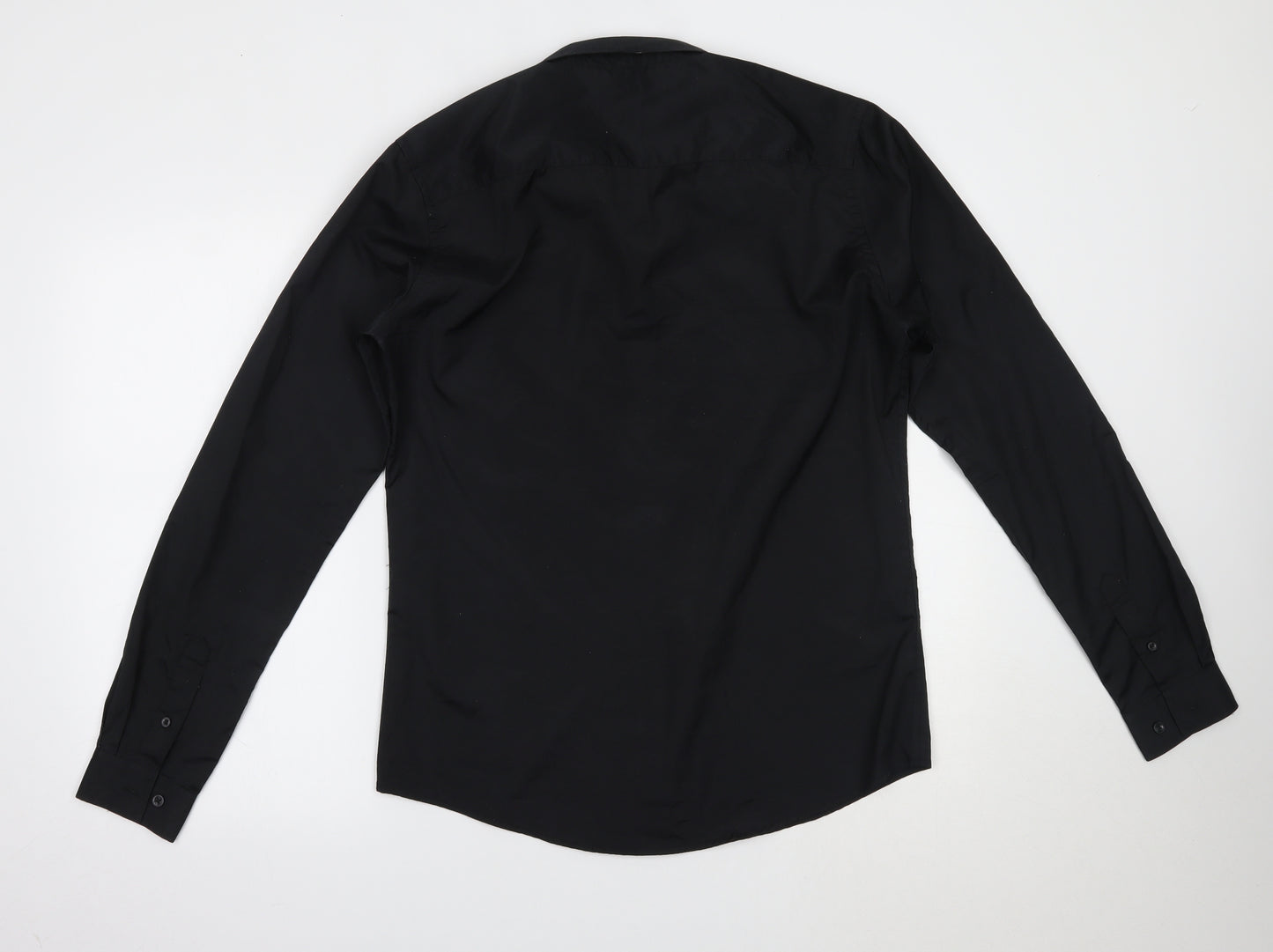 Carter & Rise Mens Black    Dress Shirt Size M
