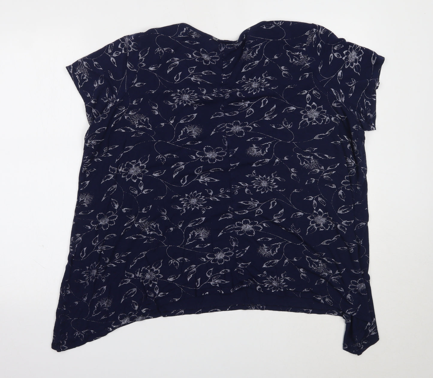 Arcadia Womens Blue   Basic T-Shirt Size 24