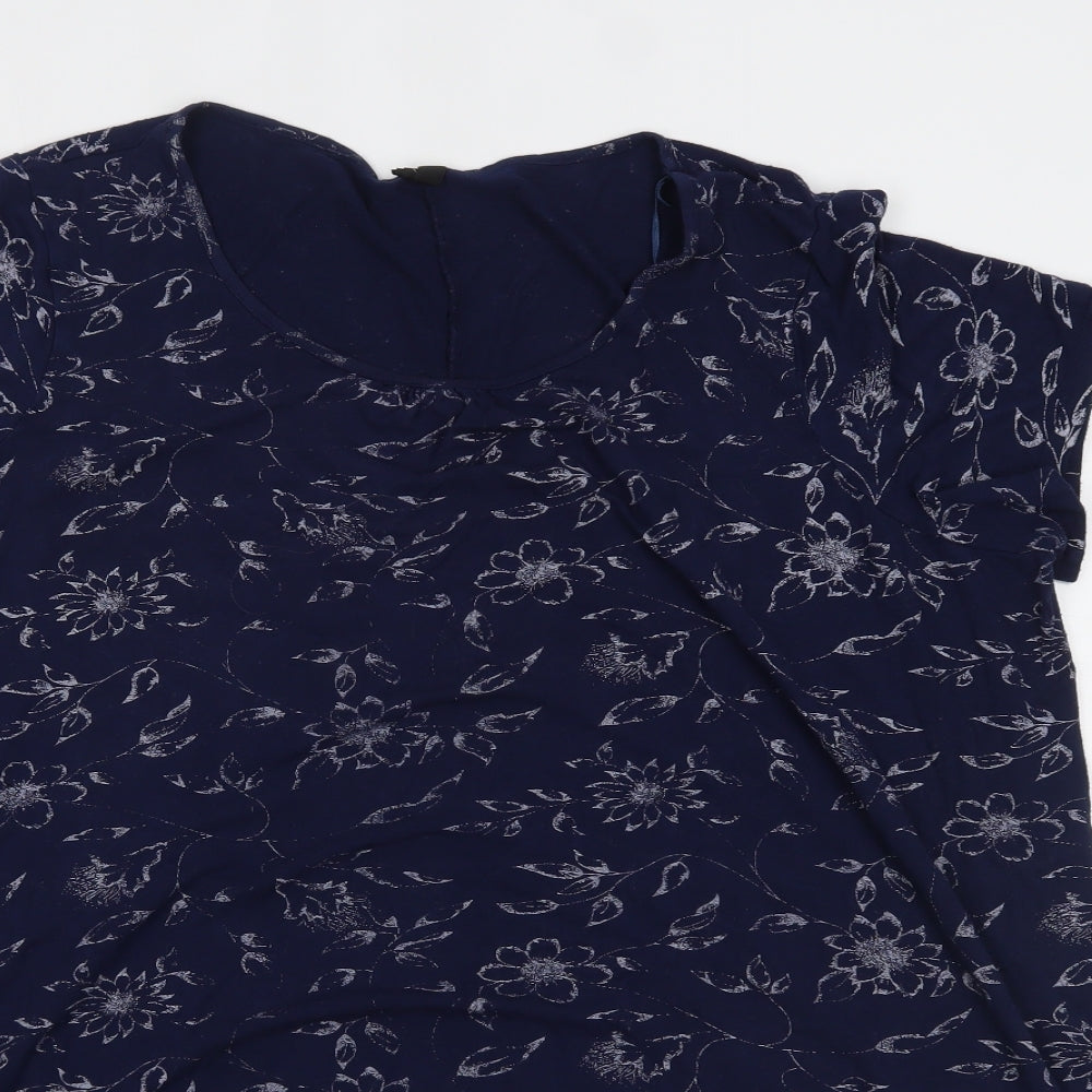 Arcadia Womens Blue   Basic T-Shirt Size 24
