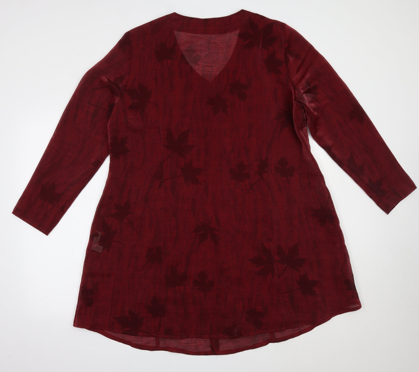 Your 6th Sense Womens Red   Basic Blouse Size 18