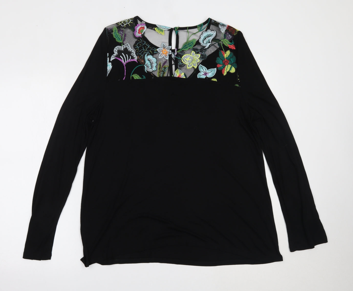 TU Womens Black   Basic Blouse Size 18