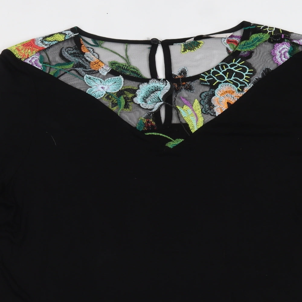 TU Womens Black   Basic Blouse Size 18