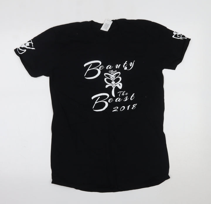 Gildan Womens Black Basic T-Shirt Size M