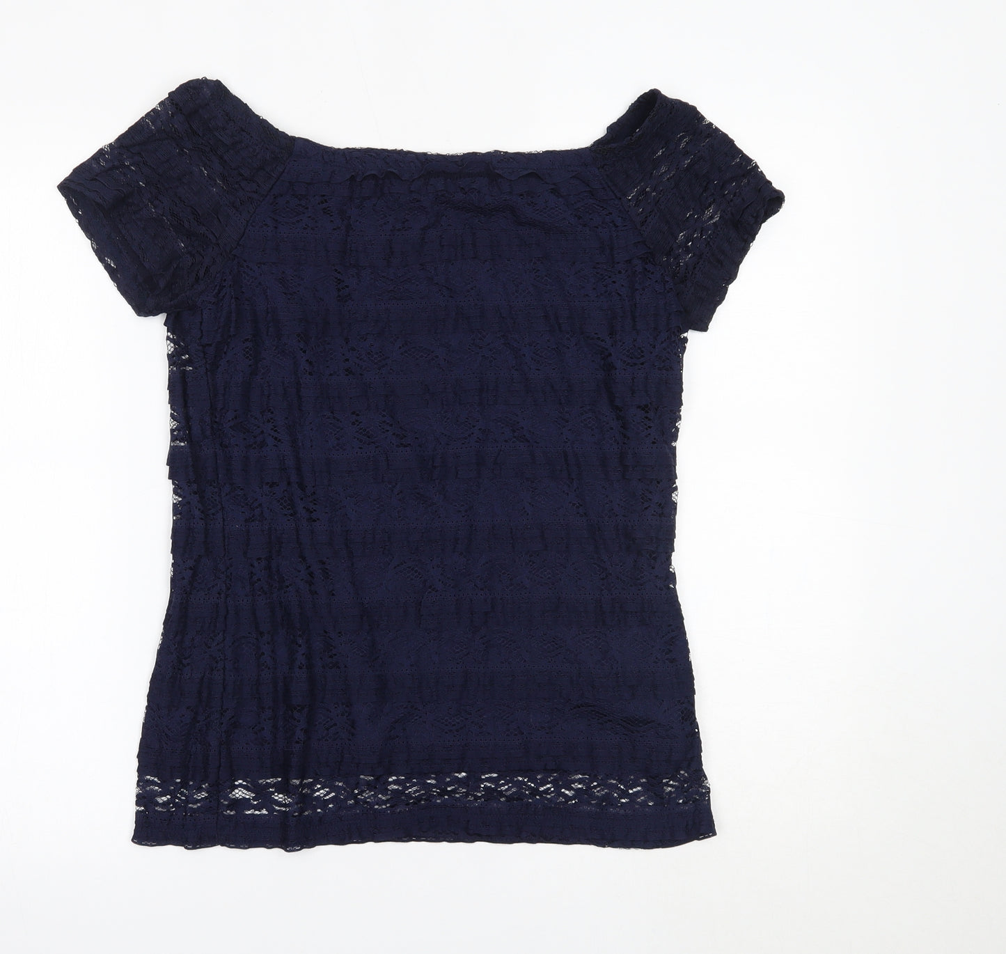 Preworn Womens Blue   Basic Blouse Size 14