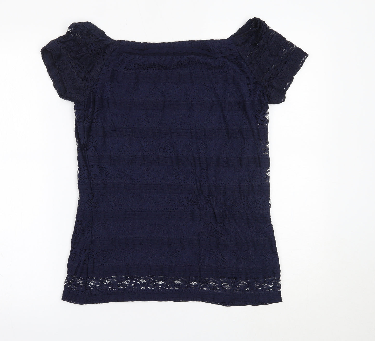 Preworn Womens Blue   Basic Blouse Size 14