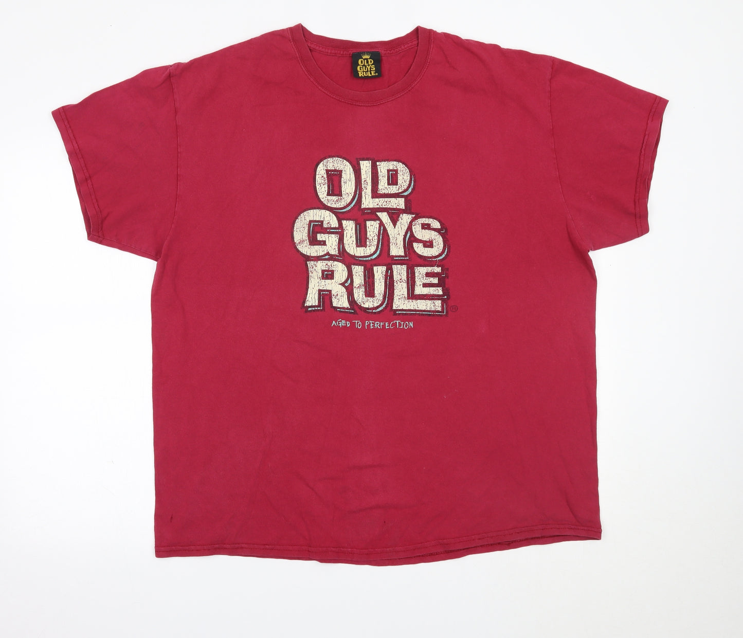 Gildan Mens Red    T-Shirt Size XL