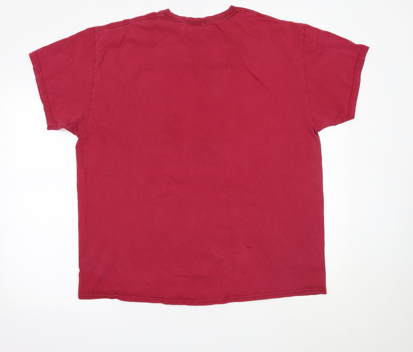 Gildan Mens Red    T-Shirt Size XL