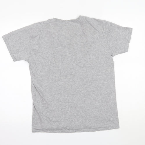 Preworn Mens Grey    T-Shirt Size M