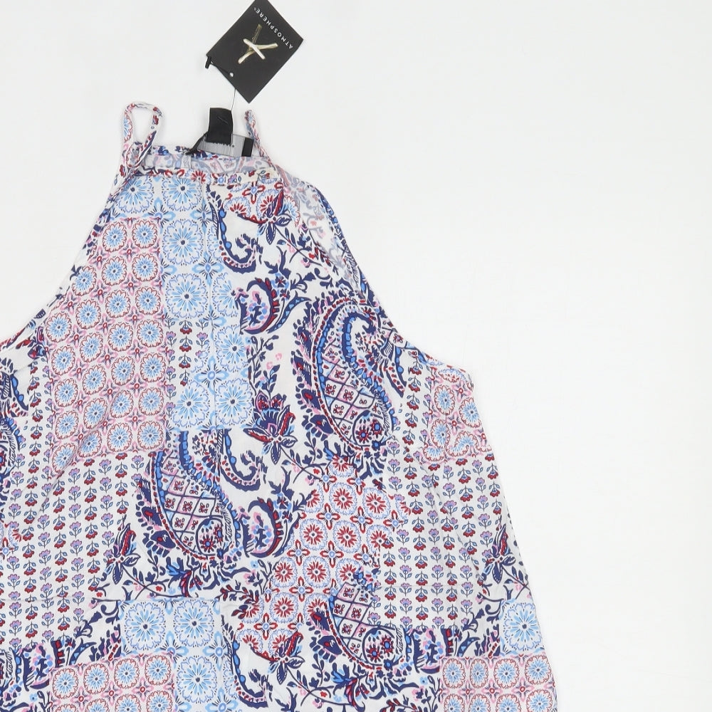 Primark Womens Multicoloured Paisley  Camisole Blouse Size 6