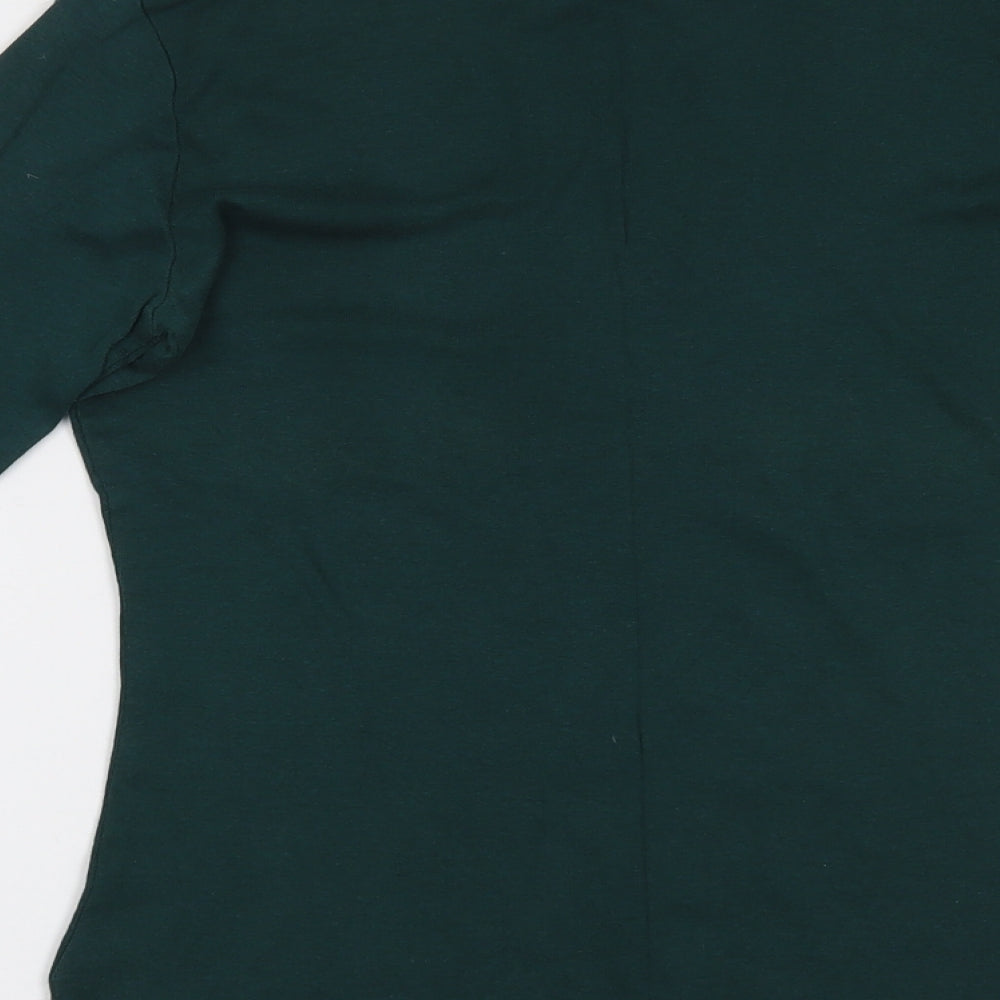 Papaya Womens Green   Basic T-Shirt Size 14