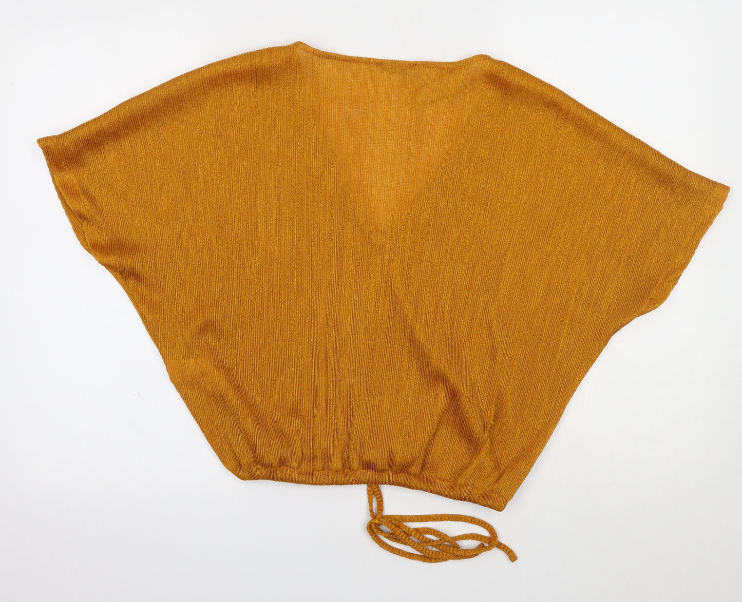 Zara Womens Gold   Basic Blouse Size L