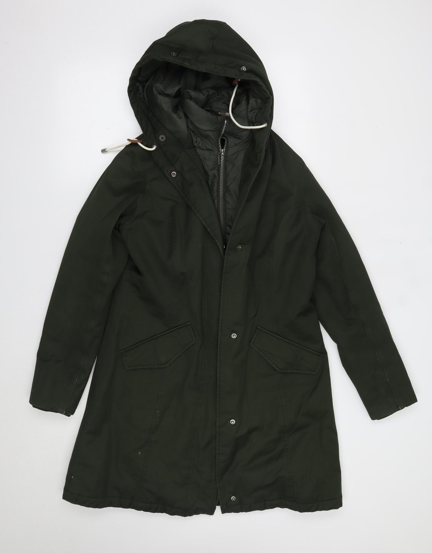 Barbour Womens Green   Parka Coat Size 12