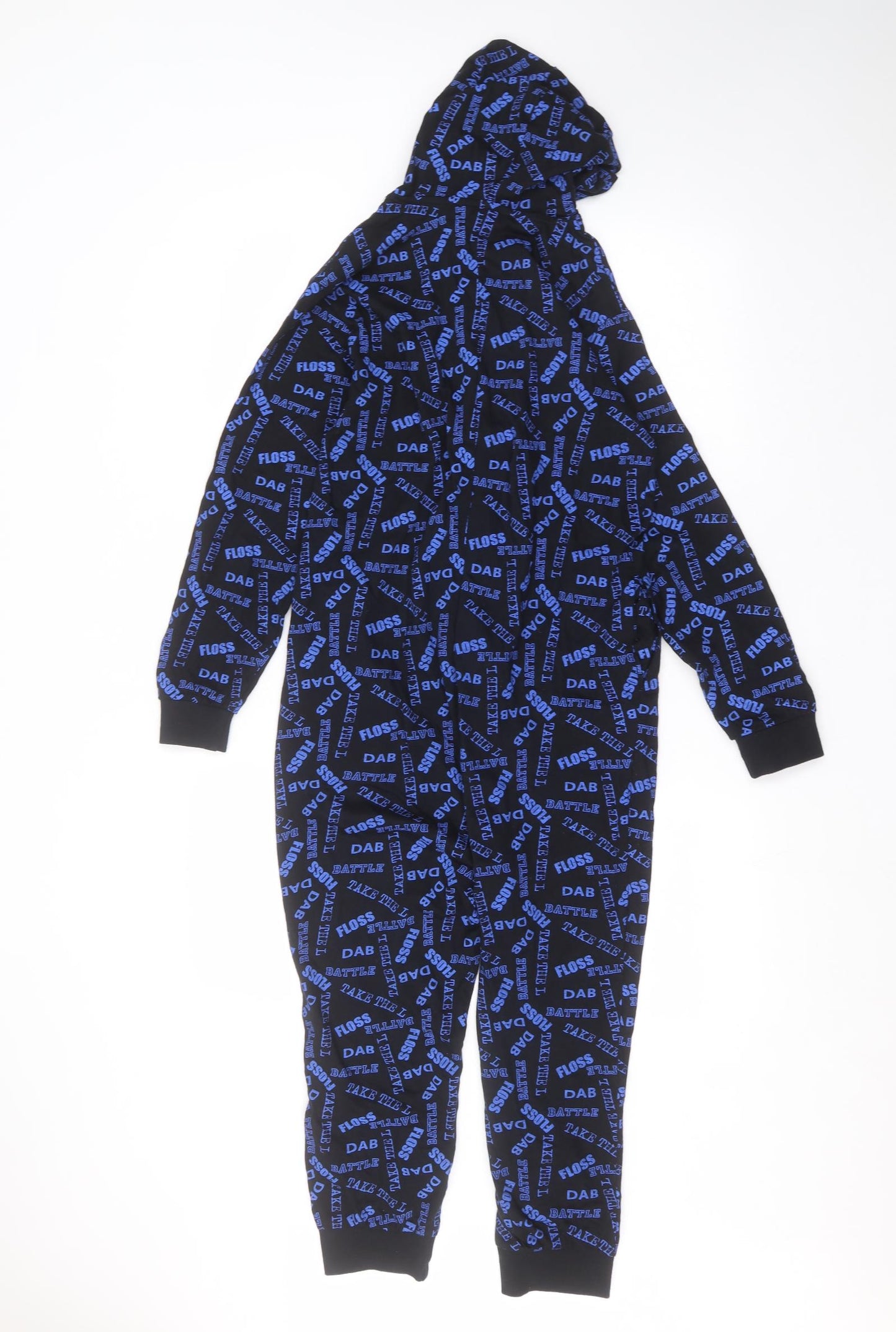 Bedlam Boys Black Solid   One Piece Size 9-10 Years