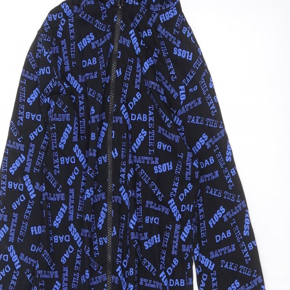 Bedlam Boys Black Solid   One Piece Size 9-10 Years