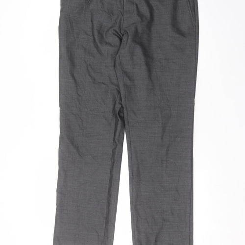 River Island Mens Grey   Dress Pants Trousers Size 34 in L30 in