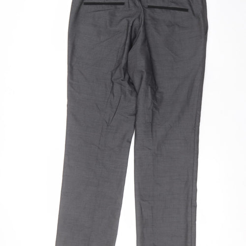 River Island Mens Grey   Dress Pants Trousers Size 34 in L30 in
