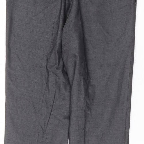 River Island Mens Grey   Dress Pants Trousers Size 34 in L30 in